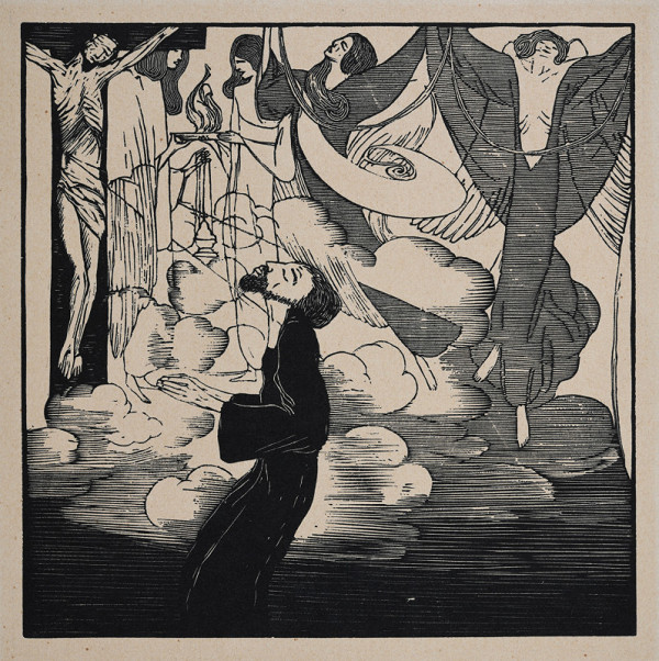 Josef Váchal – Jindřich Suso (z cyklu Mystikové a vizionáři) 