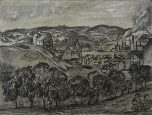 Bohumil Kubišta – Průmyslová krajina 