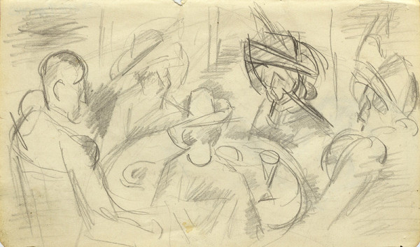 Vincenc Beneš – Společnost u stolu 