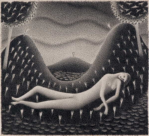 Jiří John – Ležící jinoch 