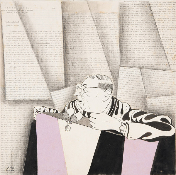 Adolf Hoffmeister – Jean Paul Sartre 