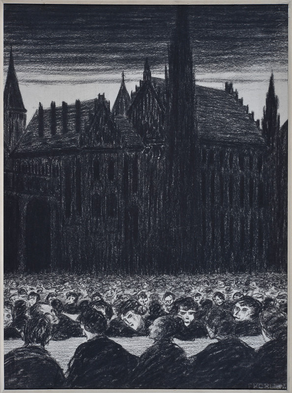 František Kobliha – Ilustrace k Mstivé Kantiléně I (snad sta jich sedělo...) 