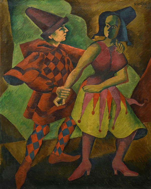 Bohumil Kubišta – Harlekýn a Kolombína 