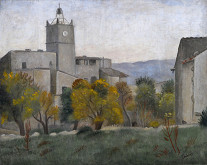 Otakar Kubín – Pohled na zámek ve Viens (Vaucluse) 