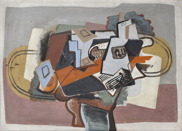 Emil Filla – Zátiší s klarinetem 