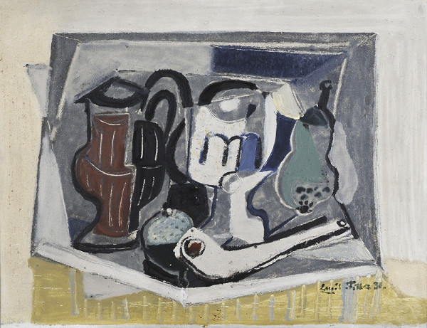 Emil Filla – Zátiší s dýmkou 