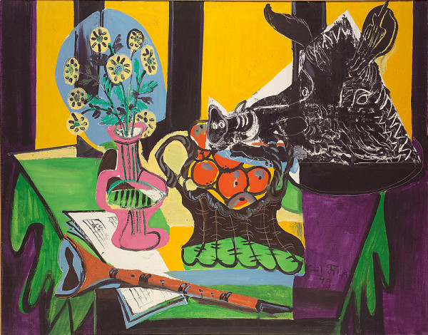 Emil Filla – Zátiší s kančí hlavou 