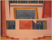 František Tichý – Návrh výpravy k Aidě I 