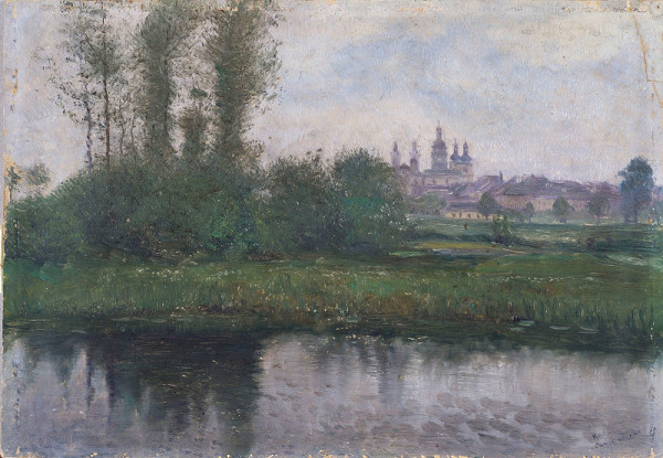 František Kaván – Pohled na Hradec Králové 