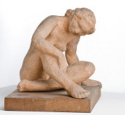 Josef Škoda – Sedící akt 