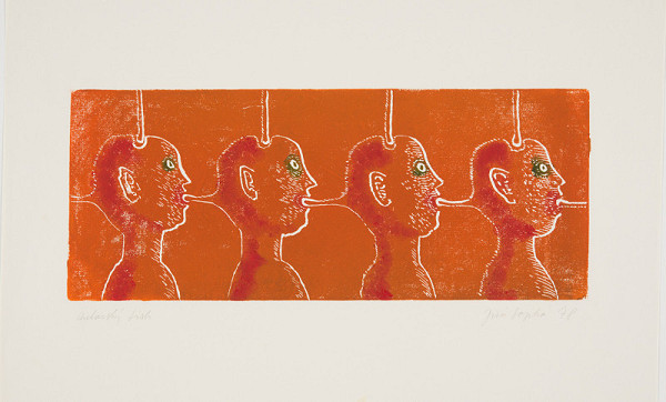 Jiří Sopko – Bez názvu (Čtyři postavy) 