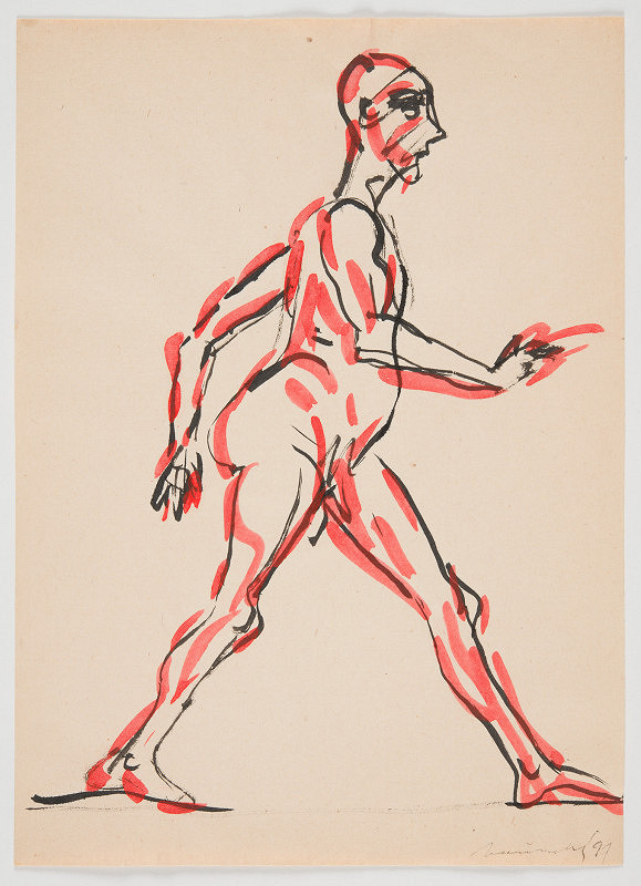 Jiří Načeradský – Bez názvu (Kráčející) 