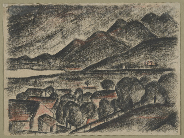 Zdeněk Rykr – Vesnice v horách II 