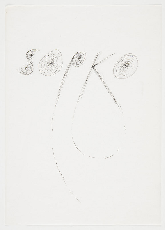 Jiří Sopko – Přebal katalogu Na bidýlku 