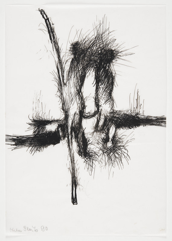 Otakar Slavík – Kresba (katalog výstavy Na bidýlku) 