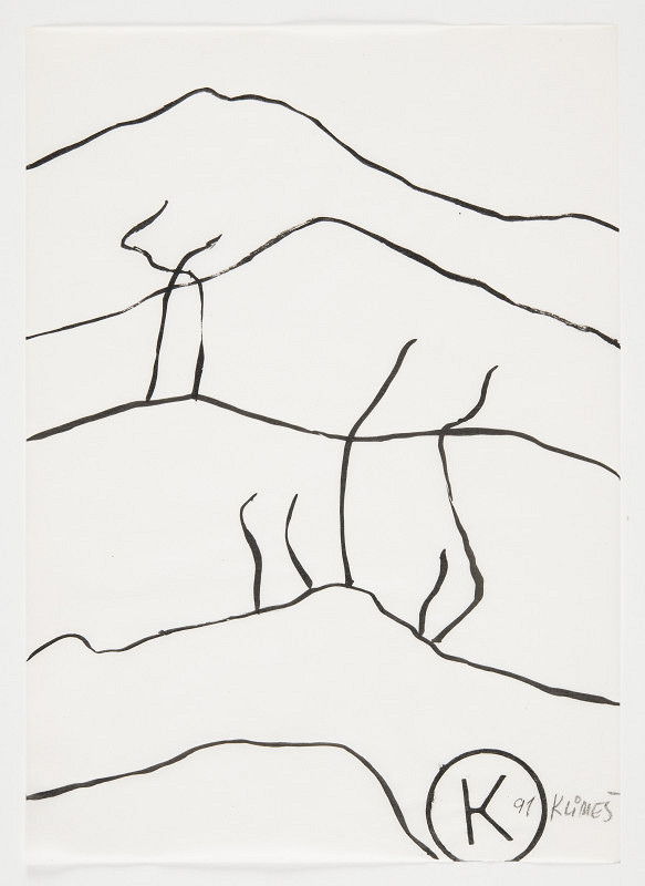 Svatopluk Klimeš – Kresba (katalog výstavy Na bidýlku) 