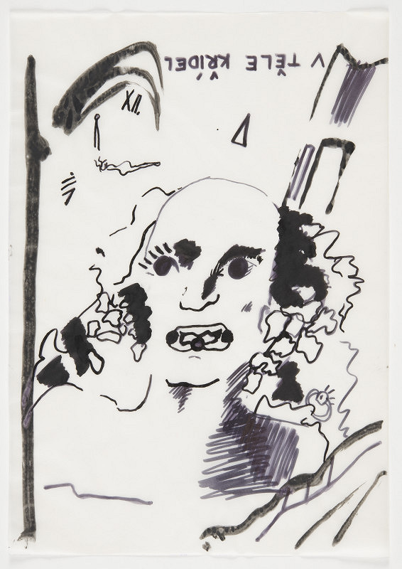 Kateřina Štenclová – Kresby (katalogu výstavy Na bidýlku "KŠ: obrazy") 