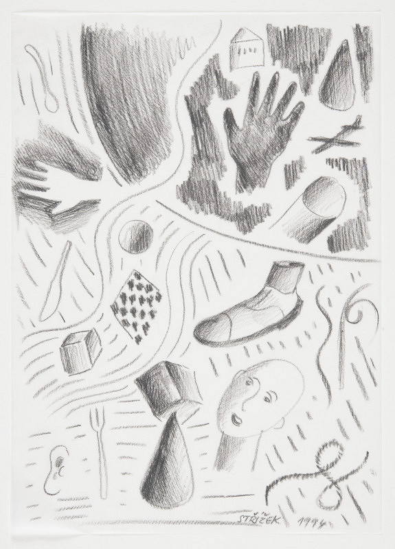 Antonín Střížek – Kresba (katalog výstavy Na bidýlku) 