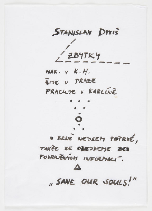 Stanislav Diviš – Zbytky (katalog Na bidýlku) 