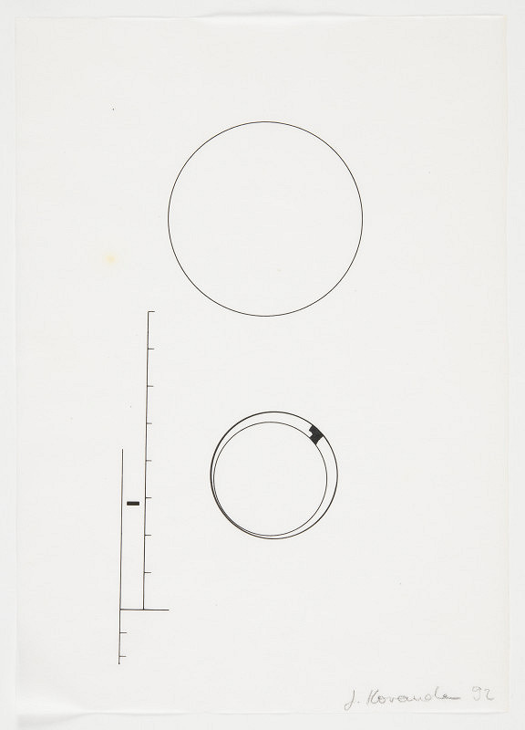 Jiří Kovanda – Kresba (katalog výstavy Na bidýlku 1993) 