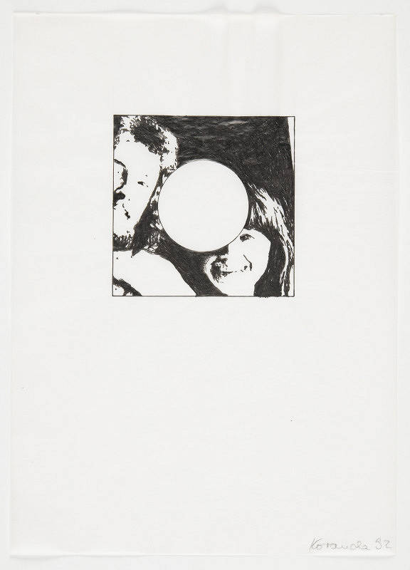 Jiří Kovanda – Kresba (katalog výstavy Na bidýlku 1992) 