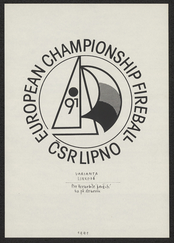 Jiří Rathouský – European Championship Fireball ČSR Lipno ´91 