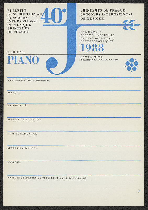 Jiří Rathouský – 40. Pra ... Piano 