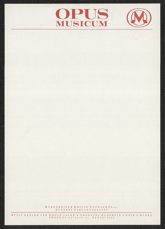Jiří Rathouský – Opus Musicum 