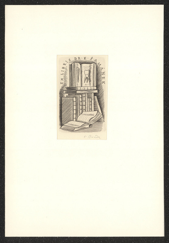 Cyril Bouda – Exlibris Dr K.Šamánek 