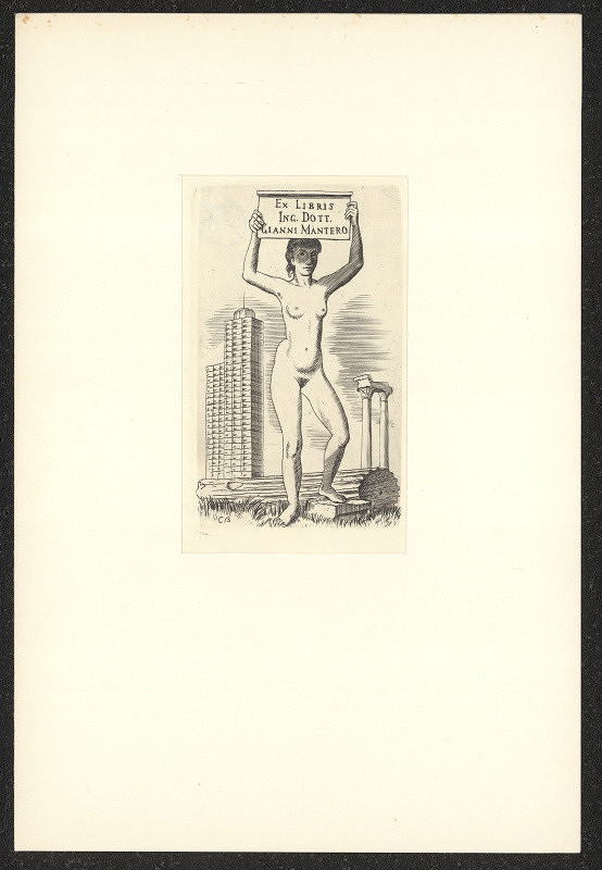 Cyril Bouda – Exlibris Ing. DOTT GIANNI Mantero 