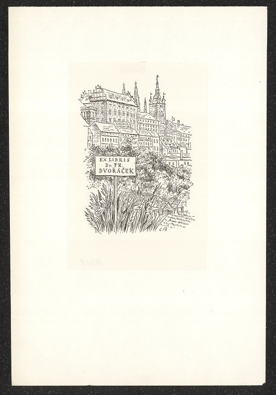 Cyril Bouda – Exlibris Dr. Fr. Fvořáček 