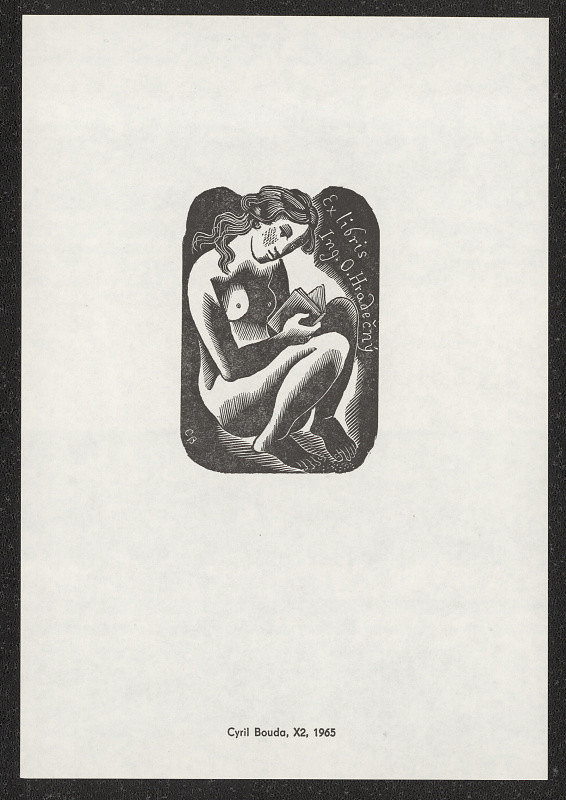 Cyril Bouda – Exlibris ing. O. Hradečný 