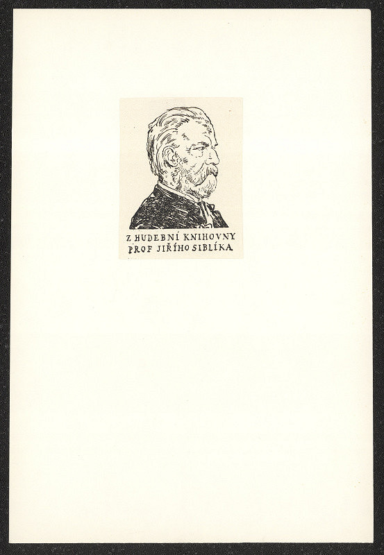 Cyril Bouda – Z hudební knihovny prof. Jiřího Siblíka 