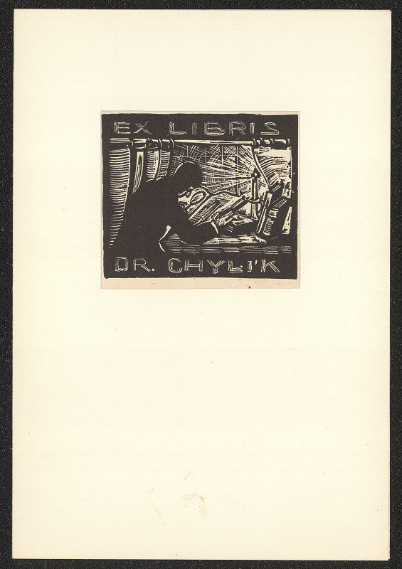 Helena Bochořáková-Dittrichová – Exlibris dr. Chylík 