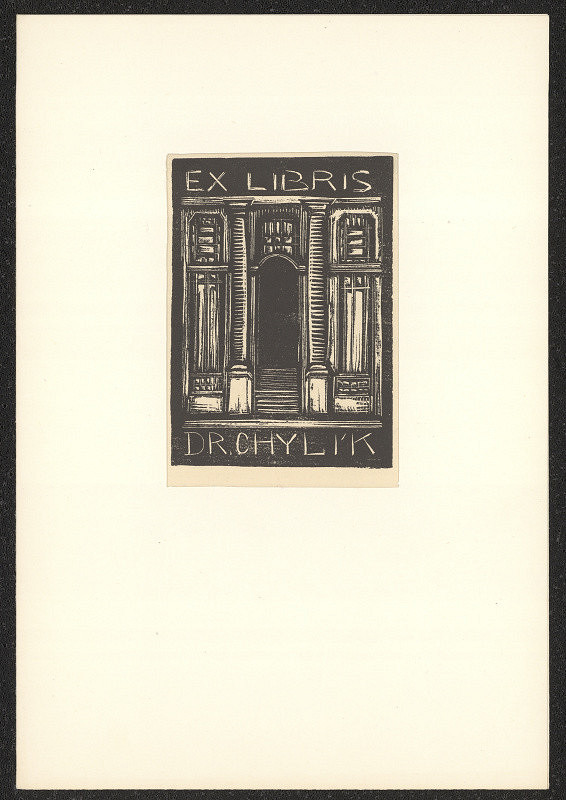 Helena Bochořáková-Dittrichová – Exlibris dr. Chylík 