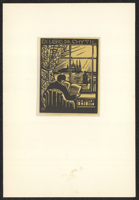 Helena Bochořáková-Dittrichová – Exlibris dr. Chytil 