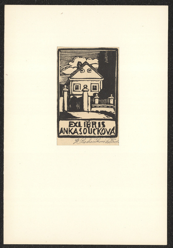 Helena Bochořáková-Dittrichová – Exlibris Anka Součková 