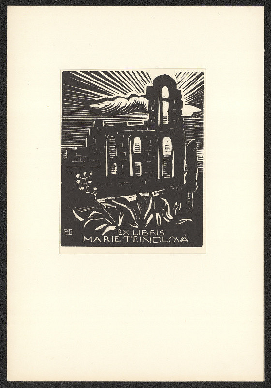 Helena Bochořáková-Dittrichová – Exlibris Marie Teindlová 