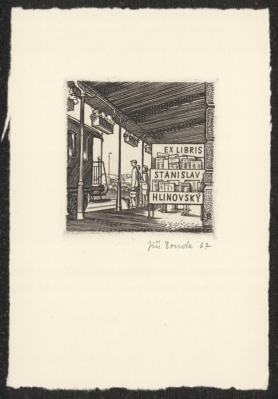 Jiří Bouda – Ex libris Standa Hlinovský 