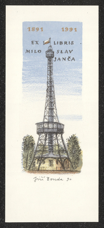 Jiří Bouda – Ex libris Miloslav Janča 