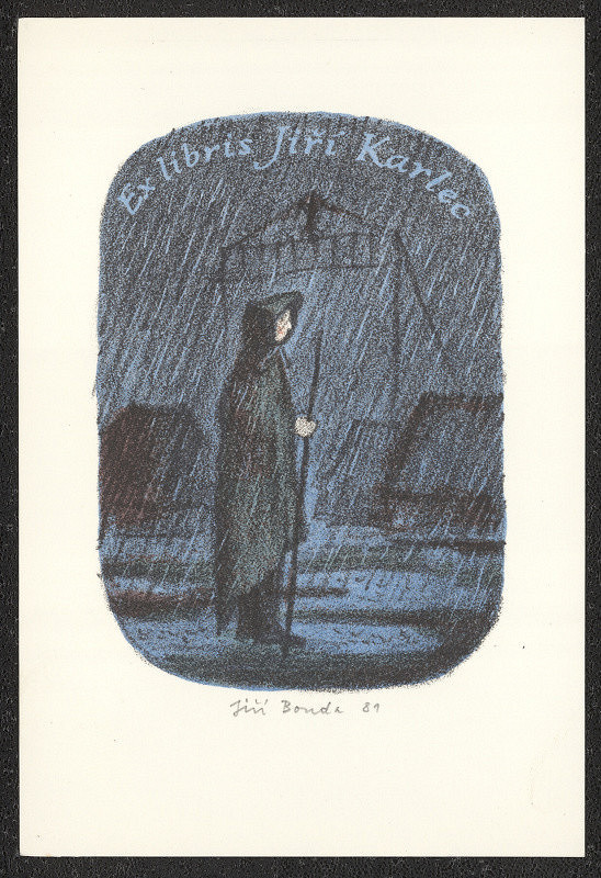 Jiří Bouda – Ex libris Jiří Kadlec 