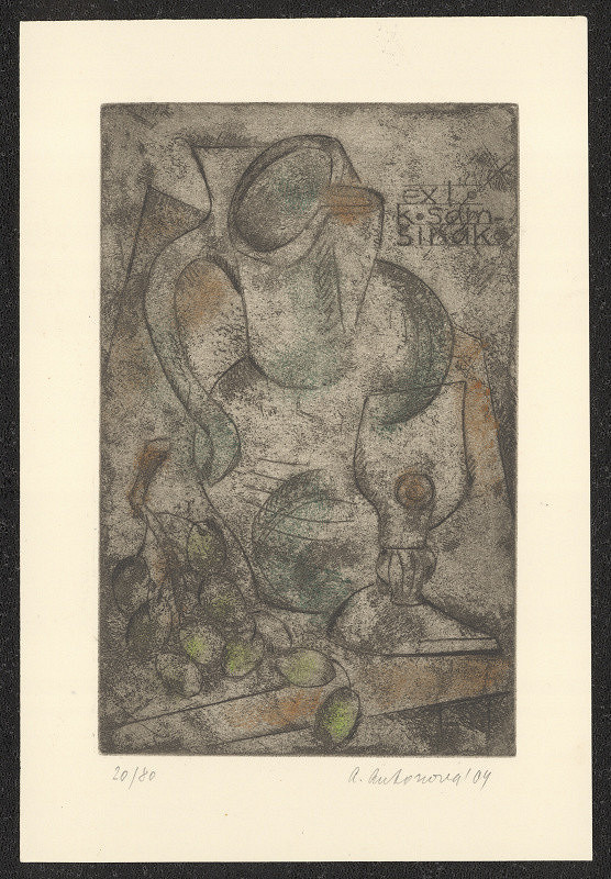 Alena Antonová – Ex libris K. Samšiňák 