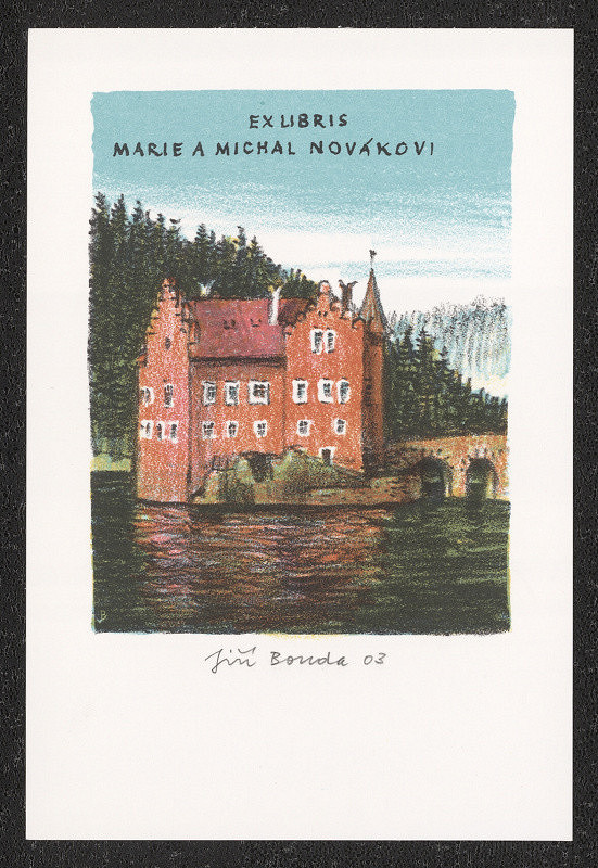 Jiří Bouda – Ex libris Marie a Michal Novákovi 