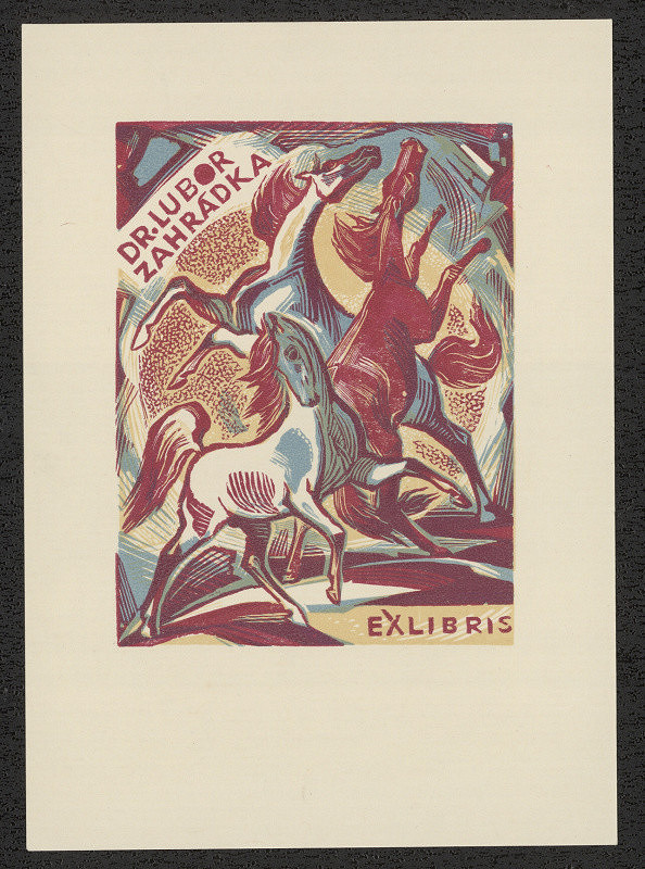 Emil Kotrba – Ex libris Dr. Lubor Zahrádka 