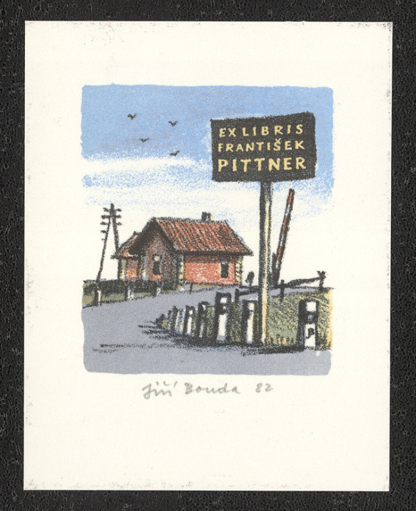 Jiří Bouda – Ex libris František Pittner 