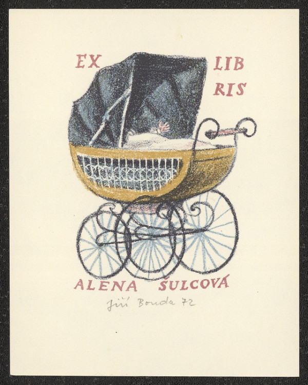Jiří Bouda – Ex libris Alena Šulcová