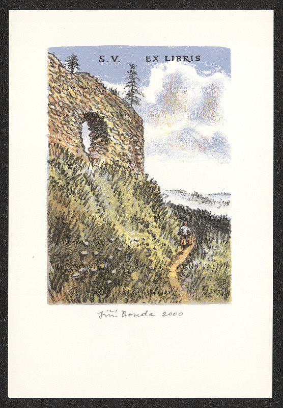 Jiří Bouda – Ex libris S.V. (Vencl Slavomil doc) 