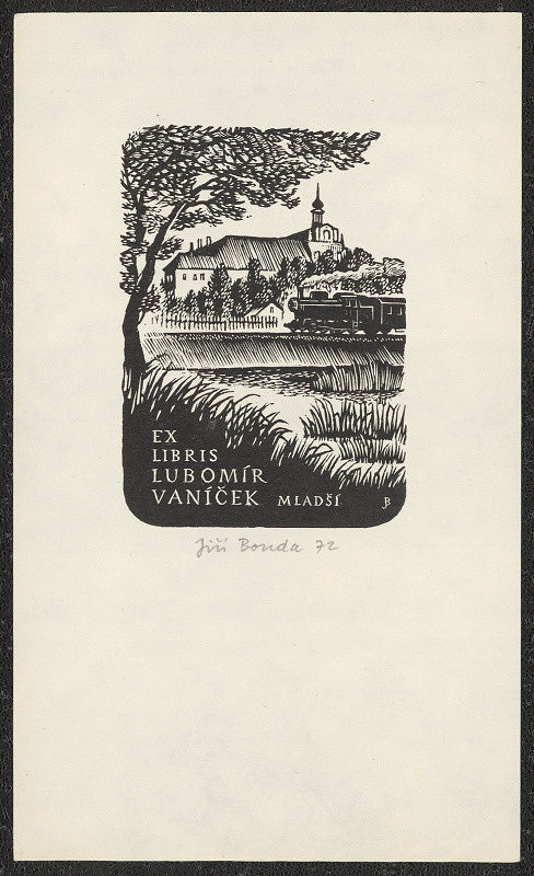 Jiří Bouda – Ex libris Lubomír Vaníček mladší 