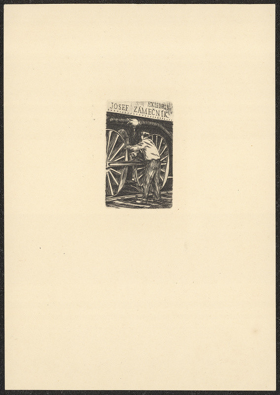 Jiří Bouda – Ex libris Josef Zámečník 