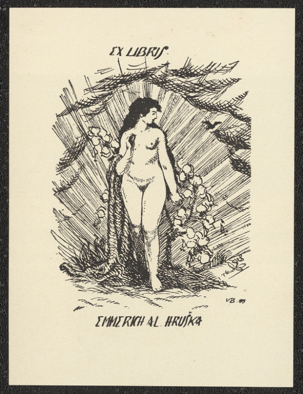 Vladimír Brettschneider – Ex libris Emmerich Al. Hruška 